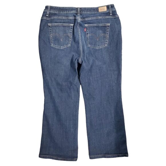 LEVI'S 580 Jeans Womens 18 Blue Boot Cut Denim Outdoor Plus Size Casual - Picture 5 of 7